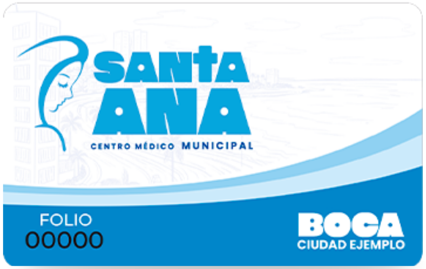 Tarjeta Centro Médico Municipal Santa Ana